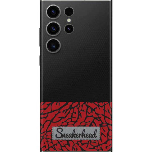 Elephant Print Red Sneakerhead Galaxy S23 Ultra Skin