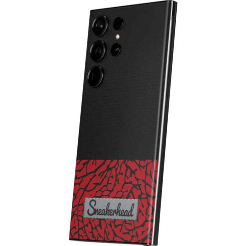 Elephant Print Red Sneakerhead Galaxy S23 Ultra Skin