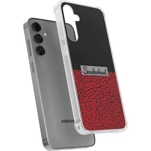 Elephant Print Red Sneakerhead Galaxy S24 Plus Clear Case