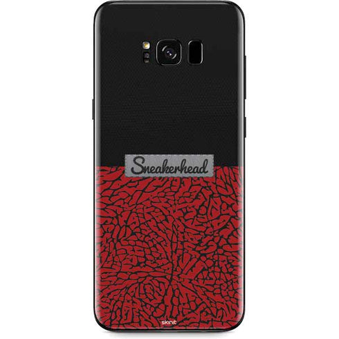 Elephant Print Red Sneakerhead Galaxy S8 Plus Skin