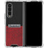 Elephant Print Red Sneakerhead Galaxy Z Fold4 5G Clear Case