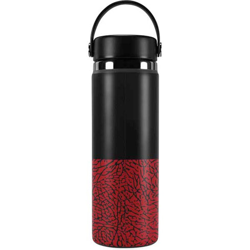 Elephant Print Red Sneakerhead Hydro Flask 20oz Wide Mouth Skin