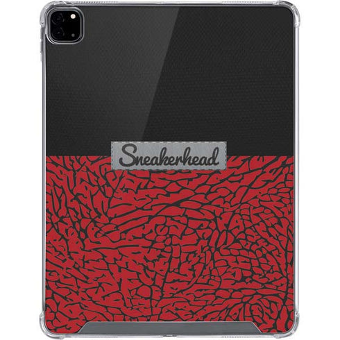 Elephant Print Red Sneakerhead iPad Pro 12.9in (2020) Clear Case