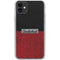 Elephant Print Red Sneakerhead iPhone 11 Clear Case