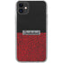 Elephant Print Red Sneakerhead iPhone 11 Clear Case