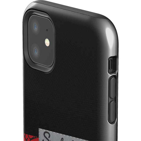 Elephant Print Red Sneakerhead iPhone 11 Impact Case