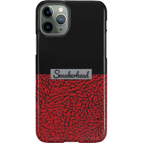 Elephant Print Red Sneakerhead iPhone 11 Pro Lite Case
