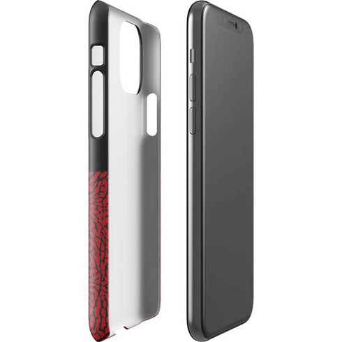 Elephant Print Red Sneakerhead iPhone 11 Pro Lite Case