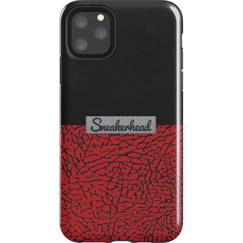 Elephant Print Red Sneakerhead iPhone 11 Pro Max Impact Case