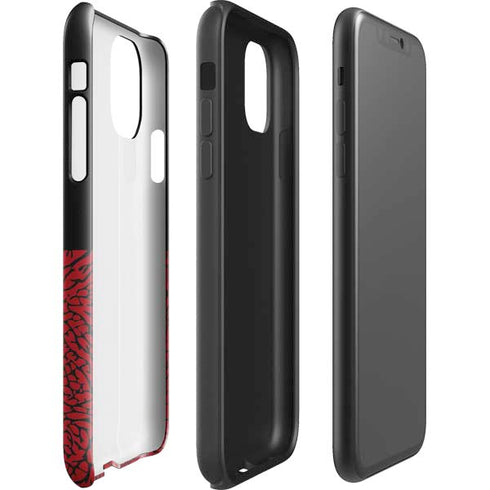 Elephant Print Red Sneakerhead iPhone 11 Pro Max Impact Case