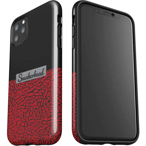 Elephant Print Red Sneakerhead iPhone 11 Pro Max Impact Case