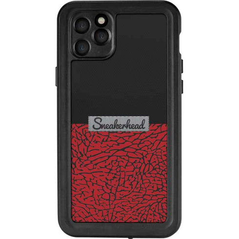 Elephant Print Red Sneakerhead iPhone 11 Pro Max Waterproof Case