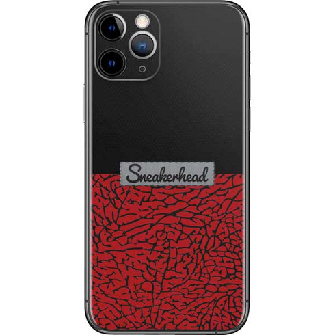 Elephant Print Red Sneakerhead iPhone 11 Pro Skin