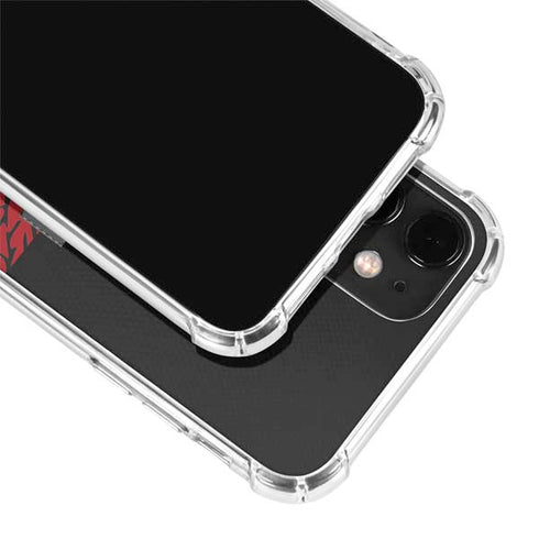 Elephant Print Red Sneakerhead iPhone 12 Clear Case