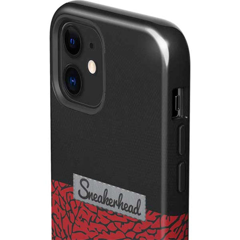 Elephant Print Red Sneakerhead iPhone 12 Mini Impact Case