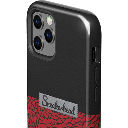 Elephant Print Red Sneakerhead iPhone 12 Pro Impact Case