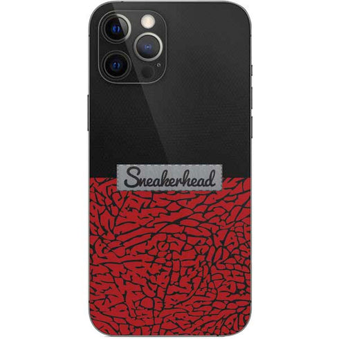 Elephant Print Red Sneakerhead iPhone 12 Pro Max Skin