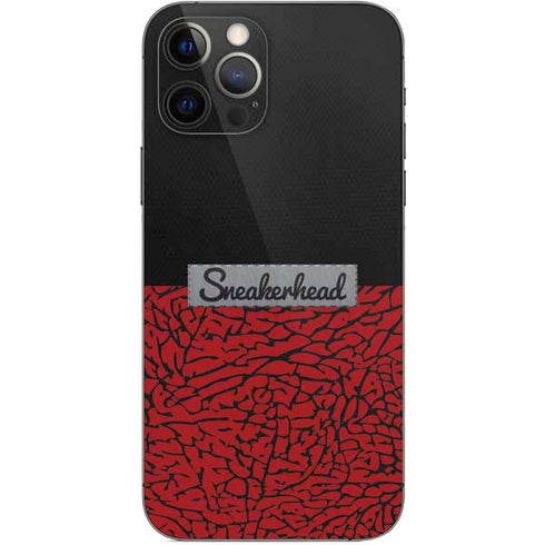 Elephant Print Red Sneakerhead iPhone 12 Pro Skin