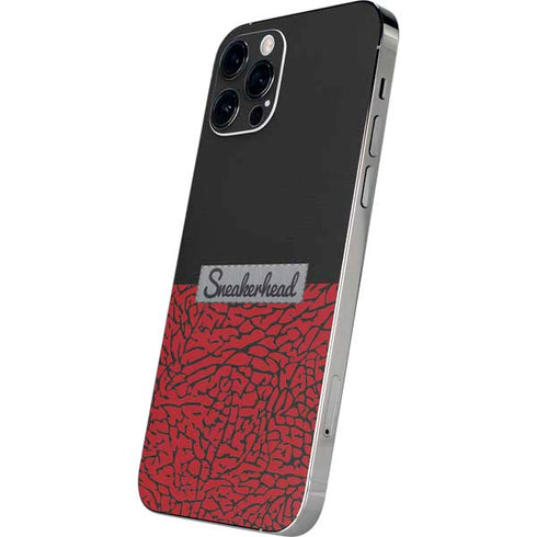 Elephant Print Red Sneakerhead iPhone 12 Pro Skin