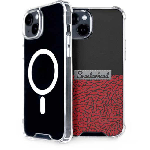 Elephant Print Red Sneakerhead iPhone 13 MagSafe Case