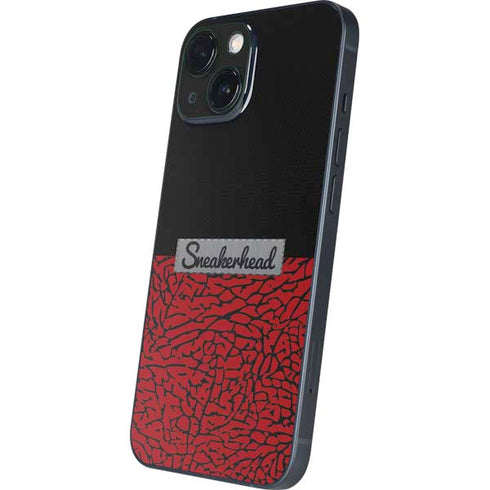 Elephant Print Red Sneakerhead iPhone 13 Mini Skin