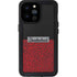 Elephant Print Red Sneakerhead iPhone 14 Pro Max Waterproof Case