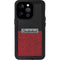 Elephant Print Red Sneakerhead iPhone 14 Pro Waterproof Case