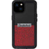 Elephant Print Red Sneakerhead iPhone 15 Plus Waterproof Case