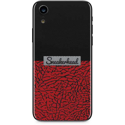 Elephant Print Red Sneakerhead iPhone XR Skin