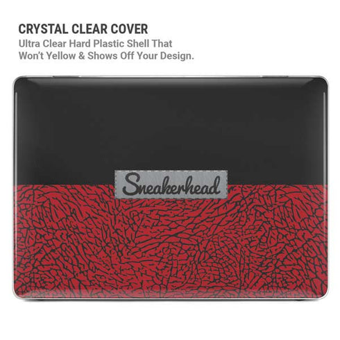 Elephant Print Red Sneakerhead MacBook Air 15in (2023-2025) Case plus Skin