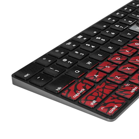 Elephant Print Red Sneakerhead Magic Keyboard with Numeric Keypad Skin