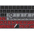 Elephant Print Red Sneakerhead Magic Keyboard with Numeric Keypad Skin