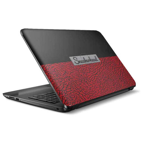 Elephant Print Red Sneakerhead HP Notebook Skin