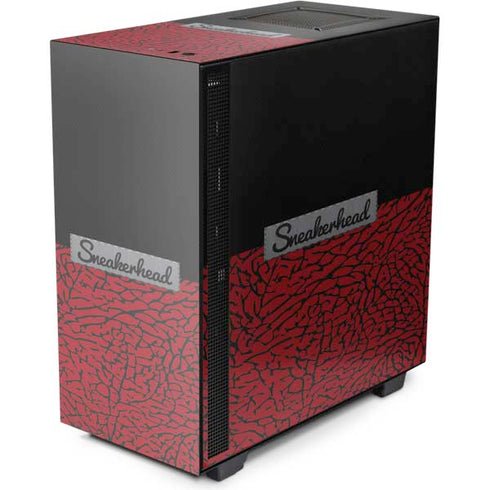 Elephant Print Red Sneakerhead NZXT H510 Compact ATX Mid-Tower Case Skin