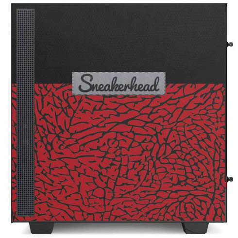 Elephant Print Red Sneakerhead NZXT H510 Compact ATX Mid-Tower Case Skin
