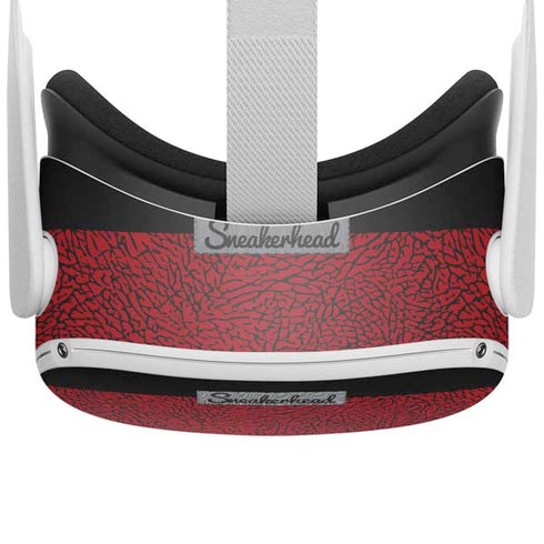 Elephant Print Red Sneakerhead Oculus Quest 2 Skin
