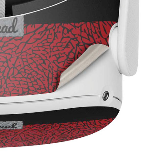 Elephant Print Red Sneakerhead Oculus Quest 2 Skin