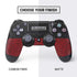 Elephant Print Red Sneakerhead PS4 Controller Skin