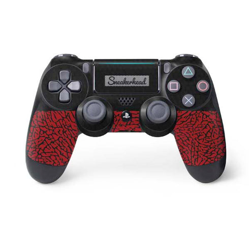 Elephant Print Red Sneakerhead PS4 Pro/Slim Controller Skin