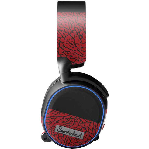 Elephant Print Red Sneakerhead SteelSeries Arctis 5 Skin