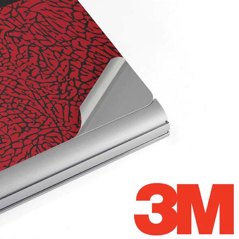 Elephant Print Red Sneakerhead Surface Book 2 13.5in Skin