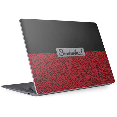 Elephant Print Red Sneakerhead Surface Laptop 3 13.5in Skin