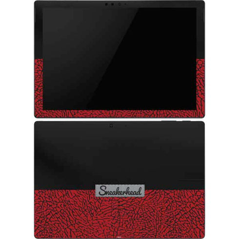 Elephant Print Red Sneakerhead Surface Pro 6 Skin