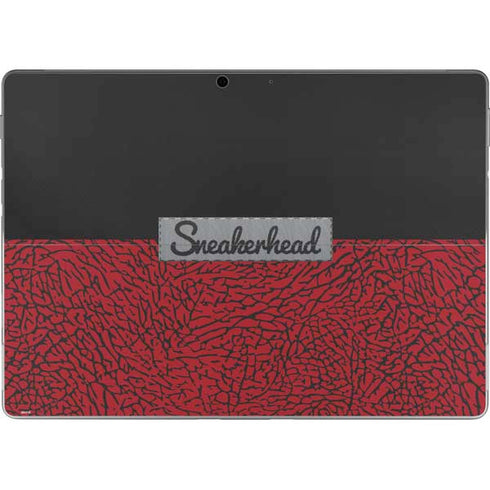 Elephant Print Red Sneakerhead Surface Pro 8 Skin
