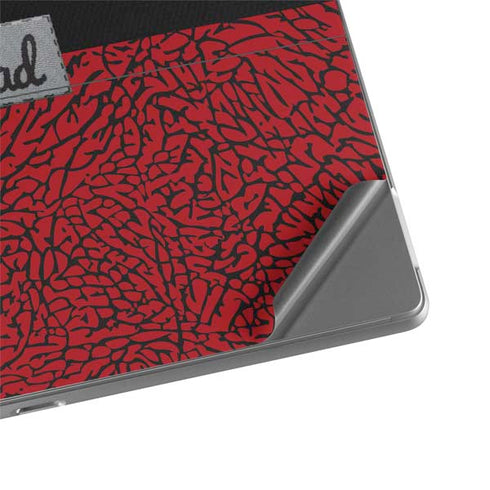 Elephant Print Red Sneakerhead Surface Pro 8 Skin