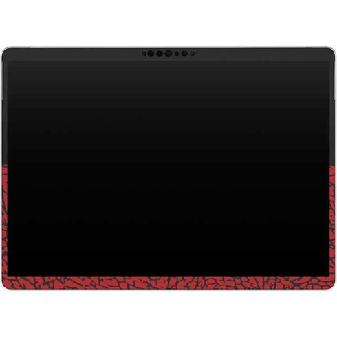 Elephant Print Red Sneakerhead Surface Pro 9 Skin
