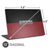Elephant Print Red Sneakerhead Universal Laptop 12in (9.8 x 6.8in) Skin