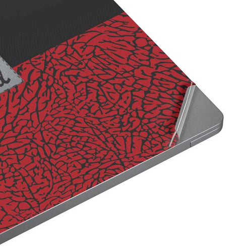 Elephant Print Red Sneakerhead Universal Laptop 12in (9.8 x 6.8in) Skin