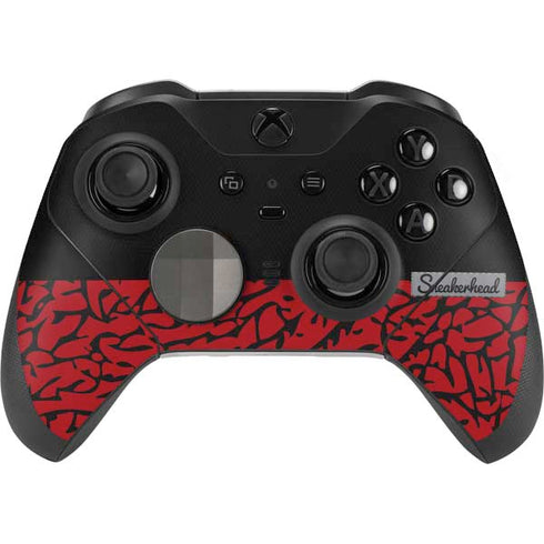 Elephant Print Red Sneakerhead Xbox Elite Wireless Controller Series 2 Skin