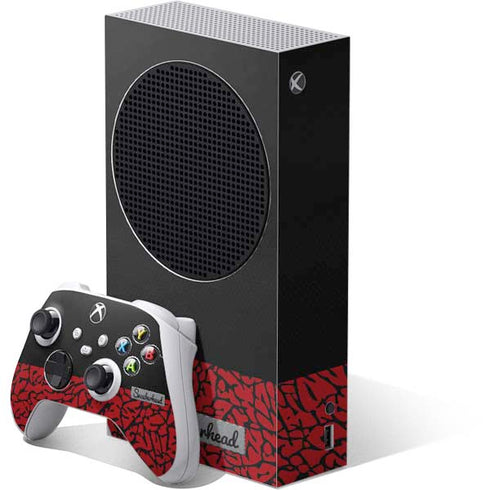 Elephant Print Red Sneakerhead Xbox Series S Bundle Skin